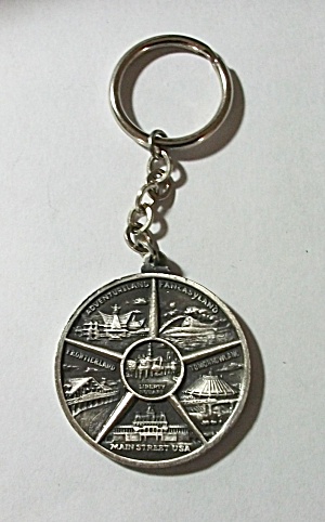 Vintage Walt Disney World Coin Key Chain