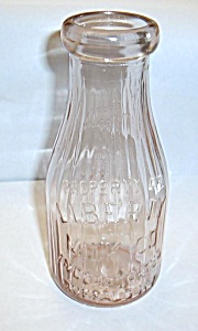 Vintage Pink Liberty Milk Co. Buffalo N.y. Milk Bottle