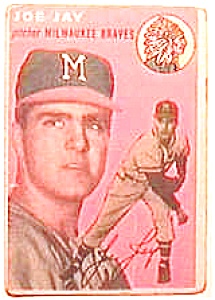 Joe Jay Baseball Trading Card 1954 Topps #141
