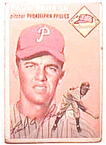 Paul Penson Baseball Card 1954 Topps #236