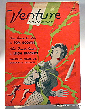 'venture' Vintage Science Fiction Magazine 1957