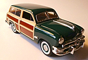Vintage Ford Woody Die Cast Car By Franklin Mint