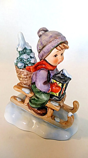 Hummel Figurine 'ride To Christmas'