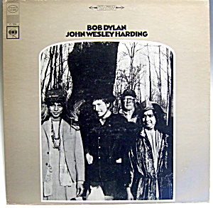 Bob Dylan 'john Wesley Harding' Vintage Lp Record 1968