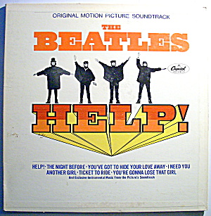Beatles 'help' Vintage Mono Vinyl Lp 1965
