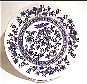 Flow Blue Antique Japanese Plate