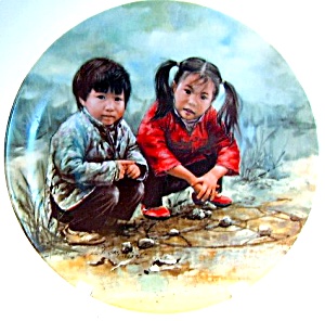 Chinese Chess Collector Plate By Kee Fung Ng