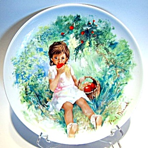 Limoges Collector Plate 'marie-ange'