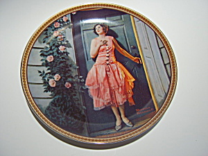 Norman Rockwell Plate 'standing In The Doorway' 1983