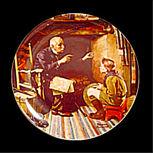 Norman Rockwell Plate 'the Veteran'