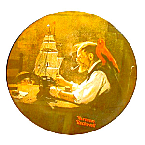Norman Rockwell Plate 'the Ship Builder'
