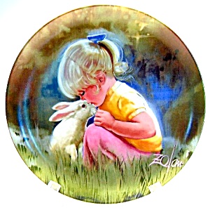 Tender Moments Donald Zolan Collector Plate 1984