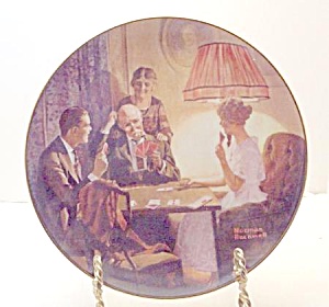 Norman Rockwell Plate 'this Is The Room That Light Made