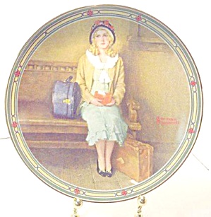 Norman Rockwell Plate 'a Young Girl's Dream'