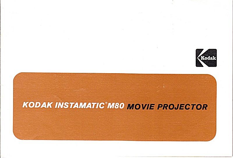 Instamatic M80 Movie Projector - Downloadable E-manual