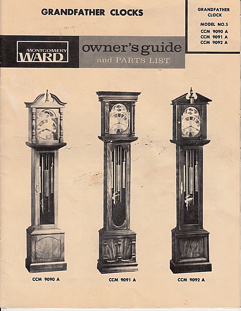 Wards Grandfather Clocks - Downloadable E-manual