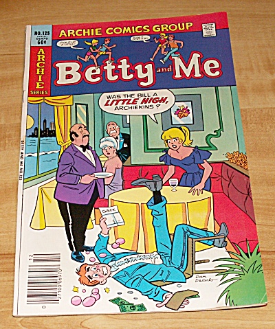 Archie Series: Betty And Me Comic Book No. 125