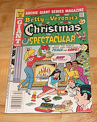 Archie Giant Series: Betty And Veronica Christmas Comic Book No. 513