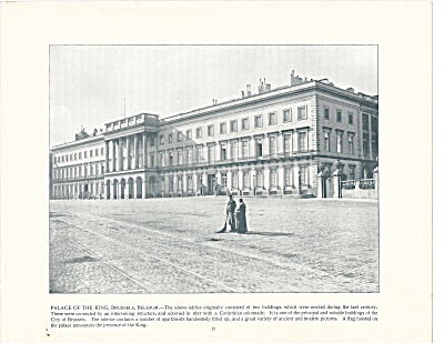 Palace Of The King, Brussels, Belgium, 1892 Shepp's Photos Book Page