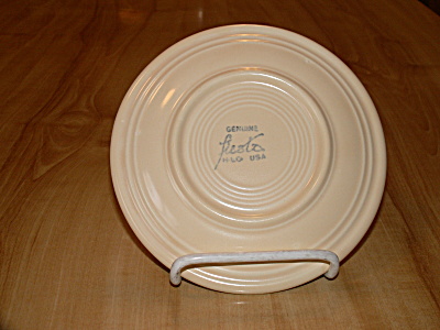 Original Ivory Fiesta Pottery Fiestaware Plate 6.25 In. B&b Dessert