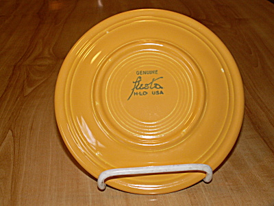 Original Yellow Fiesta Pottery Fiestaware Plate 6.25 In. B&b Dessert