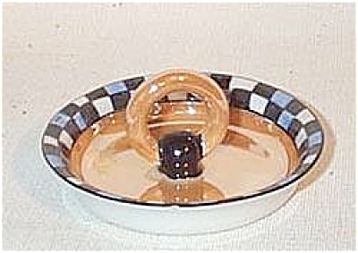 Noritake Deco Luster Ring Portable Ashtray