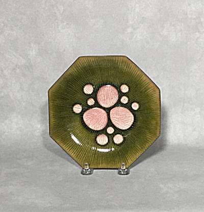 Annemarie Davidson Octagonal Pink Jewel Plate