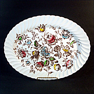 Johnson Brothers Staffordshire Bouquet Oval Serving Platter