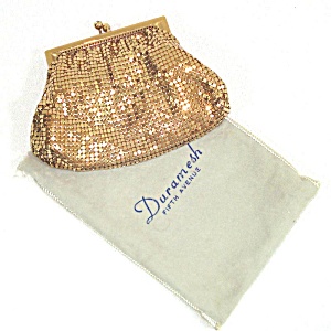 Duramesh Gold Mesh Evening Bag