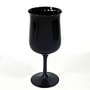 Lenox Midnight Mood Black Glass Water Goblets, 3 Available