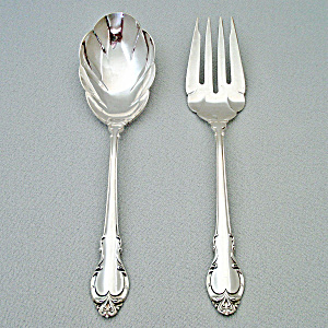 Silver Fashion International Meat Fork, Casserole Spoon
