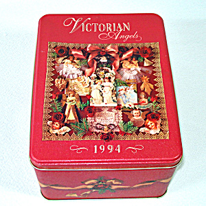Victorian Angels Springbok Jigsaw Puzzle In Fancy Tin