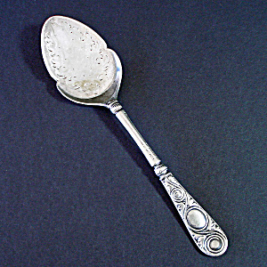 Atkin Brothers Silverplate Victorian Jam Spoon