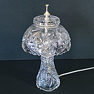 Lead Crystal Zajecar Boudoir Table Lamp