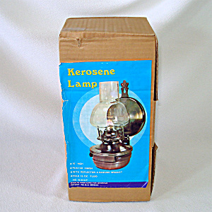 1960s Wall Mount Kerosene Lamp Mint In Box
