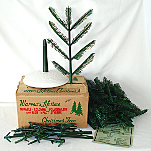 Warren's Lifetime Plastic Christmas Tree For Parts
