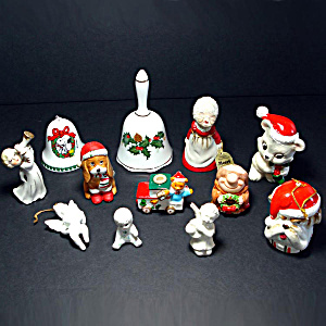 12 Plus Ceramic Christmas Ornaments And Figures