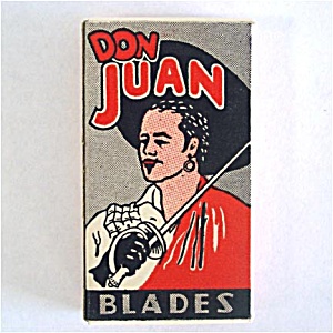 3 Boxes Don Juan Razor Blades Mint Unused 1940s