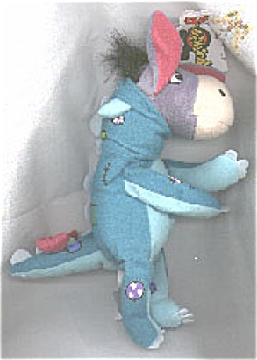 Disney Halloween Dinosaur Eeyore Bean Bag 1997-98