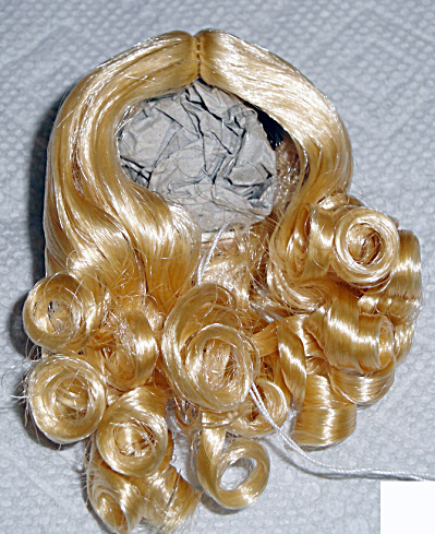 Blonde Curls Wig For 3.5-5 In. Doll Heads, 7-10 In. Dolls