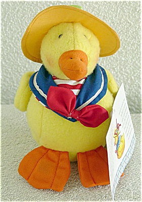 Enesco Mary Engelbreit Cuties Delano Yellow Duck Plush