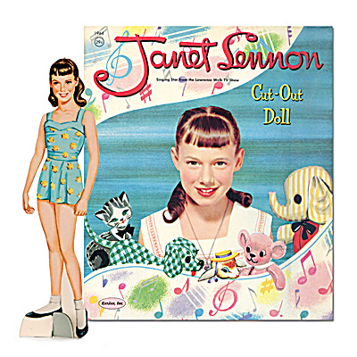 1958 Janet Lennon And Pets Cut-out Paper Dolls, 2010