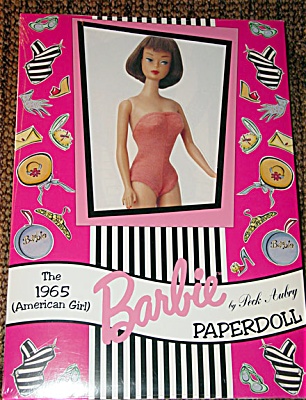 1965 American Girl Barbie Paper Doll From 1994 Peck Aubry