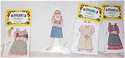 Peck Aubry Ashley In The Country Kidoodles Paper Doll Set