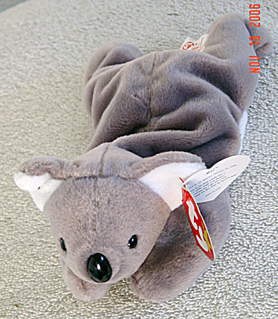 Ty Mel The Koala Bear Beanie Baby, 1997-1999