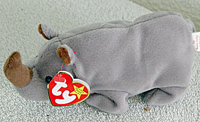 Ty Spike The Rhino Beanie Baby 1996-1998