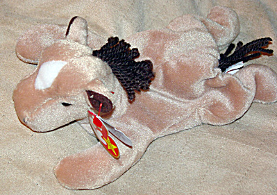 Ty Derby The Tan Horse With Coarse Mane Beanie Baby 1997-1998