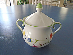 Denby Tea Party Covered Sugar Bowl Vintage