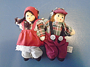 Springford Boy And Girl 5 In. Dolls Cute And Mint