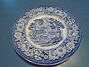 Staffordshire Liberty Blue Monticello Bread/butter Plates